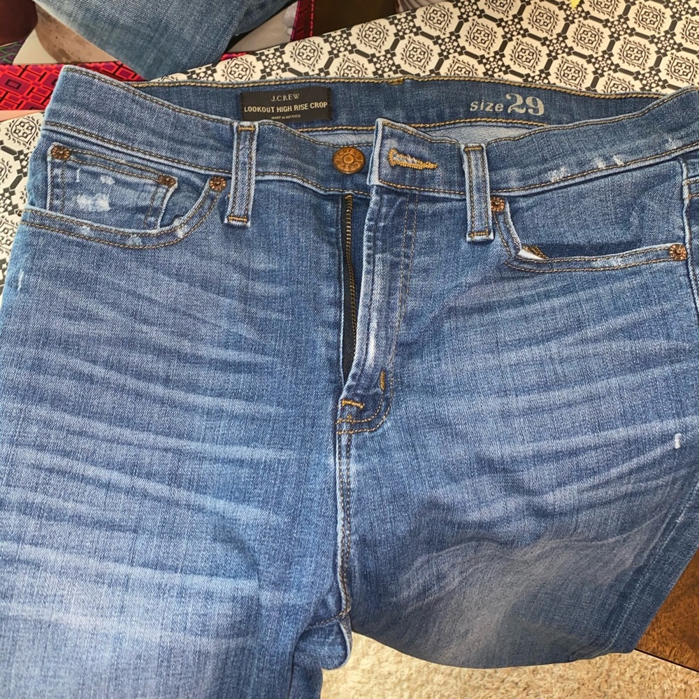 Medium wash j crew jeans